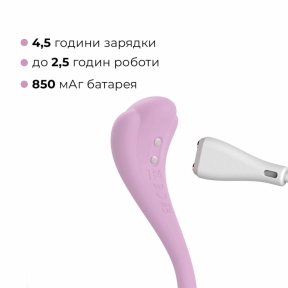 Інтерактивне віброяйце Svakom Phoenix Neo 2 Pastel Lilac, оновлена ​​модель 5