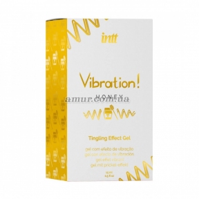 Жидкий вибратор Intt Vibration Honey, 15 мл, очень вкусный, действует до 30 мин 0