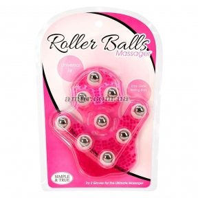Перчатка для массажа «Roller Balls Massager» 7