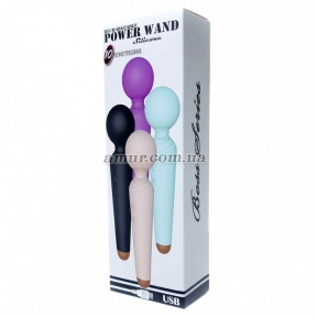 Вибратор-микрофон «Power Wand», фиолетовый, 10 режимов вибрации 5
