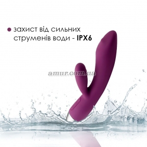 Вибратор кролик с жемчужной стимуляцией точки G Svakom Trysta, фиолетовый 3