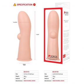 Насадка на член Kokos Extreme Sleeve ES.01 розмір M 2