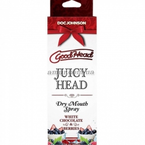 Зволожуючий оральний спрей Doc Johnson GoodHead - Juicy Head - White Chocolate and Berries, 59мл 0