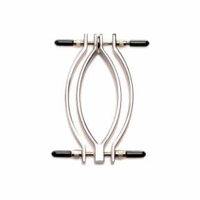 Затискач для статевих губ Master Series: Pussy Tugger Adjustable Vagina Clamp with Chain 0