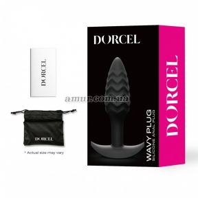 Анальна пробка Dorcel Wavy Plug, діаметр 3 см, силікон 3