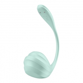 Смарт-віброяйце Satisfyer Smooth Petal Connect App, колір м'яти 3