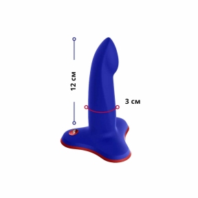 Фалоімітатор Fun Factory LIMBA FLEX S, синій, гнучкий, з ефектом пам'яті, підходить для точки G 0 Фалоімітатор Fun Factory LIMBA FLEX S, синій, гнучкий, з ефектом пам'яті, підходить для точки G 0