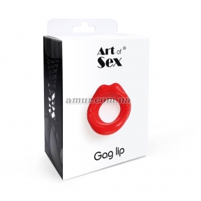 Кляп у формі губ Art of Sex - Gag lip, червоний 1