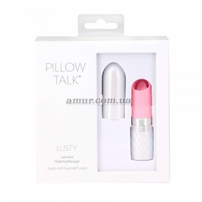 Вибратор Pillow Talk Lusty Luxurious Flickering Massager, розовый 6