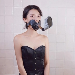 Набір для домінування LOCKINK SEVANDA Objectification Bathroom Set, маска і 4 насадки 7