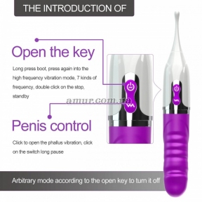 Вібростіулятор «Stimulator clitoris» 7 режимів вібрації 5