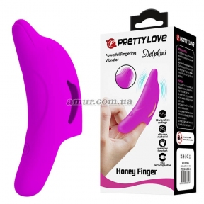 Насадка на палец с вибрацией Delphini Honey Finger, фиолетовая, 10 режимов 8