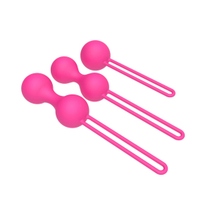 Вагинальные шарики Erospace Sweet Play Kegel Balls Set A12, розовые 1