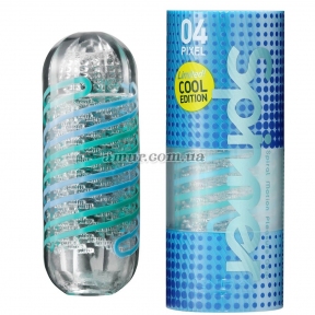 Мастурбатор Tenga Spinner 04 Pixel Cool Edition с упругой стимулирующей спиралью внутри 2