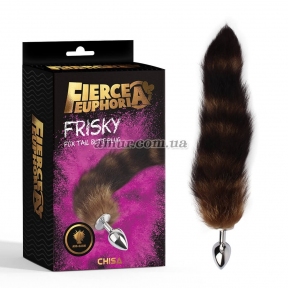 Анальна пробка з хвостом «Fierce Euphoria Frisky Fox Tail» 3