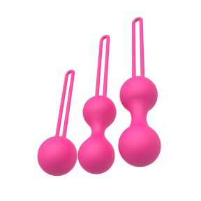 Вагинальные шарики Erospace Sweet Play Kegel Balls Set A12, розовые 3