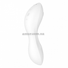 Вакуумный смарт-стимулятор с вибрацией Satisfyer Curvy Trinity 5, белый, управление со смартфона 1