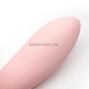 Вакуумный вибратор Kistoy Tina Mini Light Pink, вагинально-клиторальный 2