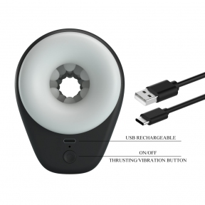 Автоматический мастурбатор «Pretty Love DJ Lady», 5 режимов вибрации и движения 9