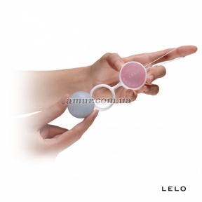 Набір вагінальних кульок LELO Beads Mini, діаметр 2,9 см, змінне навантаження, 2х28 і 2х37 г 1