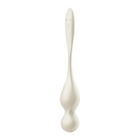 Вагинальные смарт-шарики с вибрацией Satisfyer Love Birds 1, белые, 78 г 3