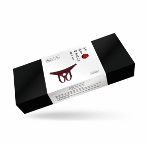 Кожаные трусы для страпона Liebe Seele Wine Red Strap on Harness, универсальный размер 8