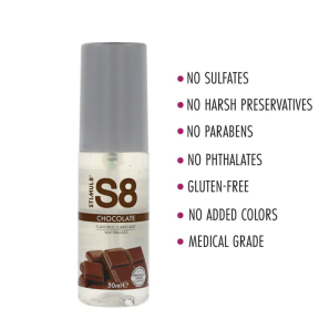 Лубрикант на водній основі S8 Flavored Lube, з шоколадом, 50 мл 0
