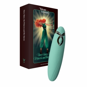 Мини-вибратор FairyGasm PleasureArrow, зеленый, 9 режимов роботы 8