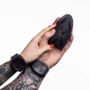 Іграшка для пар Hot Octopuss PULSE DUO LUX, пульсація + вібрація, використання без рук, 2 пульти 3