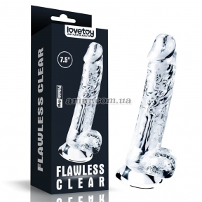 Прозрачный фаллоимитатор «Flawless Clear» 5