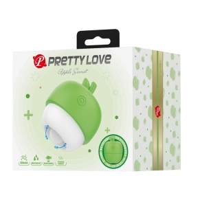 Кліторальний стимулятор з гнучкою мовою «Pretty Love Apple Secret», у вигляді яблучка 7