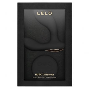 Масажер простати LELO Hugo 2 Remote, чорний, 2 мотори, дуже потужний, пульт ДУ 3