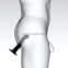 Насадка для страпона Strap-On-Me P&G-Spot Dildo, силикон, размер S 5