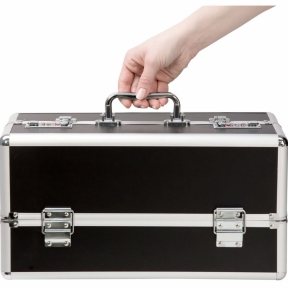 Великий кейс для секс-іграшок Bms Factory Large Lokable Vibrator Case Black, кодовий замок 3