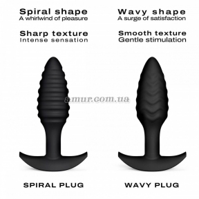 Анальна пробка Dorcel Wavy Plug, діаметр 3 см, силікон 1