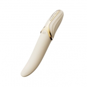 Вибратор Zalo – EVE, белый, вибрация + ротация, имитация язычка, подогрев до 39 °C 5