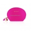 Віброяйце Rianne S: Pulsy Playball Deep Pink з вібруючим пультом Д/У, косметичка-чохол 0