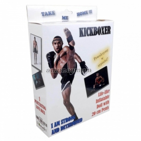 Надувной мужчина «Kickboxer», афроамериканец, 20 см 2