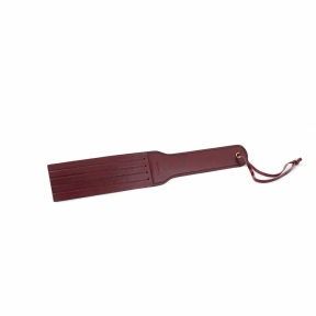 Двусторонний паддл Liebe Seele Wine Red Spanking Paddle, натуральная кожа 3