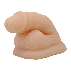 Силиконовый фаллоимитатор с мошонкой Pretty Love Realistic Cock, телесный, 13,5 см 1