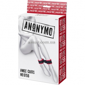 Поножи «Anonymo 0156», ткань велюр, красные 12