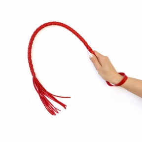 Плеть из экокожи Art of Sex - Mistress, красная 0