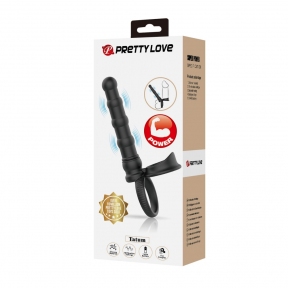 Насадка для пеніса для подвійного проникнення «Pretty Love Tatum», 10 режимів вібрації 7