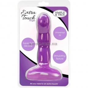 Насадка на палец Simple&True Extra Touch Finger Dong, фиолетовая 3