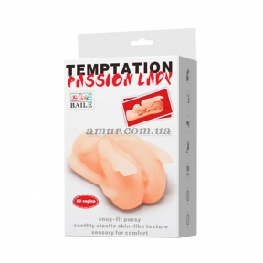 Міні мастурбатор у формі жіночого тіла «Temptation Passion Lady 3D» 5