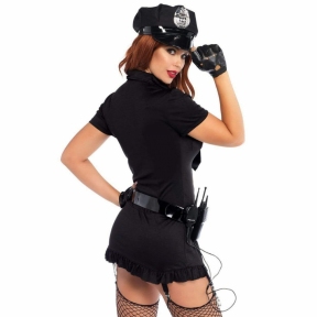 Эротический костюм полицейской Leg Avenue Dirty Cop, 6 предметов 0