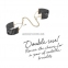 Наручники Bijoux Indiscrets Desir Metallique Handcuffs - Black, металеві браслети 1
