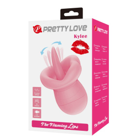 Вібромасажер Pretty Love Kylee з рухомим язичком 6