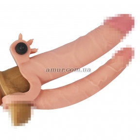 Насадка на член «Pleasure X Tender Vibrating Double Penis Sleeve Add 1» 2