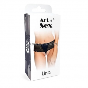 Сексуальные трусики Art of Sex - Lina с жемчугом 1